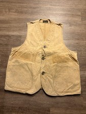 Vintage 1930’s 40’s Hettrick MFG Co Half Moon Hunting Vest Workwear picture