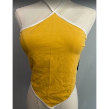 Wild Fable Game Day Football Charm Halter Top picture