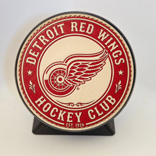 New 2026 Detroit Red Wings Hockey Puck With Stand picture