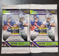 2018 Panini Prizm Football (2) 4 Card Retail packs - See Checklist within Lot picture