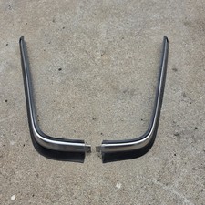 1986 - 1993 Volvo 240 Sedan & Wagon Front Bumper Trim Pair Nice 244 245 Corner picture