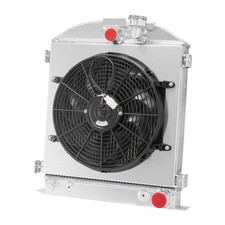 3 Row Core Full Aluminum Radiator+Shroud 14