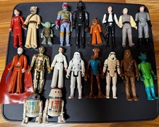 Vintage Kenner Star Wars Action 19 Figures and vehicle Lot Original 1977-78 picture