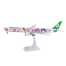 Hogan EVA Air Boeing 777-300ER Hello Kitty B-16722 Desk Display 1/200 Jet Model picture