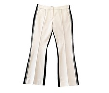 Dorothea Schumacher Designer Pants Front And Back Seam Beige/ Black Stunning  picture