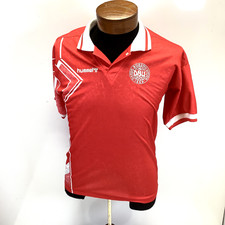 Hummel DBU Dansk Boldspil-Union Danish Denmark Mens 14/16 Jersey Povlsen #9 picture