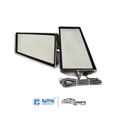 UNIVERSAL WEST COAST MIRROR STAINLESS STEEL HEATED SET 6