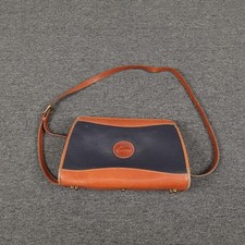 Vintage Dooney & Bourke Crossbody Bag Womens Medium Blue All Weather Leather USA picture