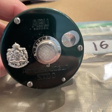 Vintage ABU GARCIA 5000D Casting Reel Green Direct Drive Very Good Condition  picture