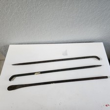 Ken-Tool 3pc Tire Iron Set 33220 33223 Vintage USA Drop Forged Steel Pry Bars picture