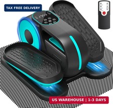 Under Desk Elliptical Machine, 12 Speeds Leg Exerciser as Seen on TV with RF Rem picture