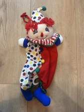 Vintage 1996 Kids II WORKING Clown Pull Down Musical Crib String Colorful Circus picture