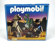 Playmobil 3798 Bounty Hunter Cowboy Vintage Western Set Near Complete w/ Box picture
