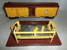 Lionel postwar 3672 Bosco Milk car set c7 c1959 and scarce to find today picture