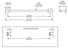 Delta 75912-CZ Towel Bar 12