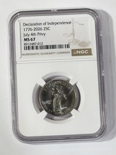 RARE - NGC MS67 - 2026 Declaration Of  Independence July 4th Privy Quarter LOOK picture