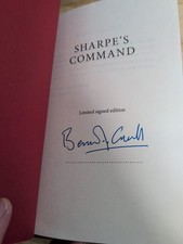 Sharpe's Command - Bernard Cornwell - NEW Signed 1st/1st UK HB (Waterstones) picture