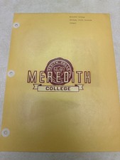 Vintage Meredith College Decal picture