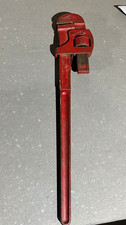 Vintage Walworth Genuine Stillson No 24 Pipe Wrench 24” Made in USA Red picture