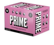 NEW PRIME ENERGY DRINK CASE`S ( 1 = Pack of 12) Strawberry Watermelon picture