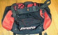 Vintage Proto Paintball Duffle Gear Bag 06 Dye Precision Black Red Large picture