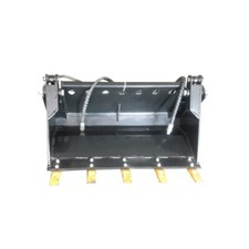 AGT 43'' Mini Skid Steer 4-In-1 Combo Bucket New picture