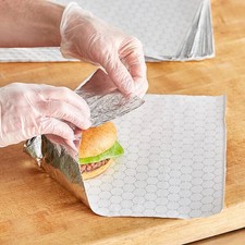 2000 Case Insulated Foil Sandwich Wrap Sheets 10.75 x 14 Food Wrap picture