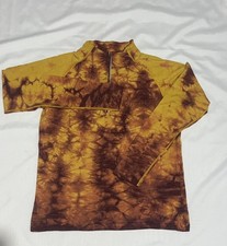 Lululemon pullover Men's Large Metal Vent Tech 1/2 Zip 2.0 Tie Dye Long Sleeve picture