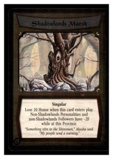 2003 Shadowlands Marsh Foil LO5R Legend of the Five Rings Trading Card Game picture