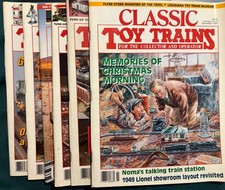 Classic Toy Trains Magazine Lot 1993-1994 Vintage Lionel Model Railroad Collecti picture