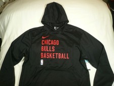 Nike Chicago Bulls Spotlight On Court Multi Sizes Loose Fit BRAND NEW Hoodie NWT picture