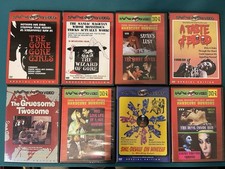 Lot Of 8 Something Weird Titles Erotic Horror 5 DVDs, 3 NSFW DVDR SWVideo 18+ picture