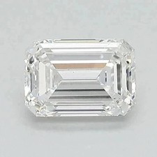 0.71 Ct EMERALD Cut G Color VS1 Clarity IGI Certified Lab Grown CVD Diamond picture