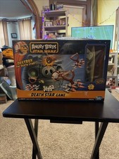 Angry Birds Star Wars Jenga Death Star Board Game Hasbro Complete w/ Chewbacca picture
