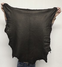 Black Full Grain Lambskin Leather Hide Lightweight Garment Sewing Lining Craft picture