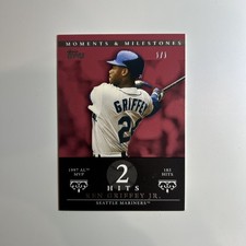 2007 Topps Moments & Milestones Ken Griffey Jr. #47-2 Red 1/1 HOF picture