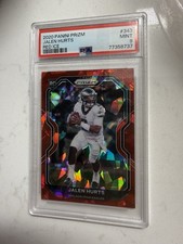 Panini Prizm 2020 Jalen Hurts Red Ice Prizm Rookie #343 PSA 9 Eagles picture