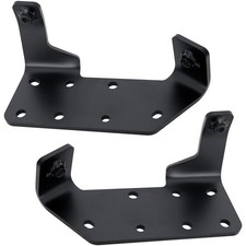 Bumper Face Bar Brackets Set of 2 Front Driver & Passenger Side Left Right Pair picture