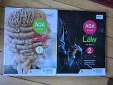 AQA A-level Law for Year 1/AS & Year 2 by Jacqueline Martin, Nicholas Price... picture