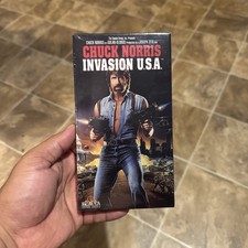 Chuck Norris Invasion USA 1985 Movie VHS Tape (New, Sealed) Action picture