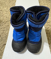 Kamik Snowbug Toddler Boys Girls Winter Boots Blue Black Size 7 Waterproof EUC picture