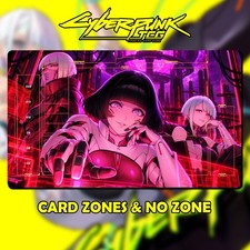 Playmat Cyberpunk TCG - Netrunners SASHA KIWI LUCY 24''x14'' 600x350x2mm picture