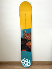 2008 Burton UN..INC Snowboard 152cm Regular Blue/Yellow Multicolor picture