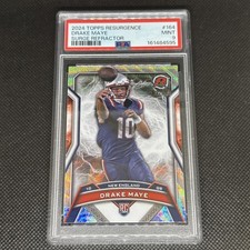 2024 TOPPS RESURGENCE SURGE REFRACTOR #164 DRAKE MAYE ROOKIE RC /399 PSA 9 picture