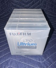 Lot (5) New Fujifilm LTO Ultrium Universal Cleaning Cartridges (for Drives 1-6) picture