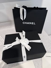 Magnetic CHANEL Box Empty Gift Box 12” X 8” X 4” With Shopping Bag,Ribbon-flower picture