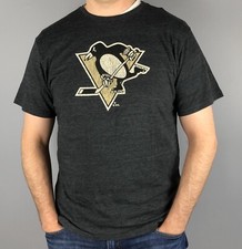 Pittsburgh Penguins T-Shirt - Sidney Crosby 87 Reebok CCM Gray Tri Blend 5 sizes picture