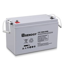 Renogy Deep Cycle AGM Battery 12 Volt 100Ah, 3% Self-Discharge Rate, 2000A Ma... picture