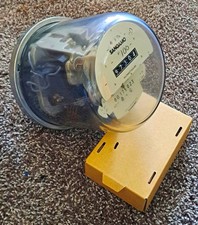 Vintage Sangamo SL2S 480V Form 12S Kilowatt Hour Electric Meter 100CL picture