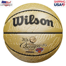 Wilson New York Knicks 2026 NBA Finals Gold Embossed Basketball  picture